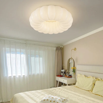 Nordic Glow Round LED Ceiling Lamp for Kids' Rooms