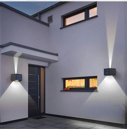 SolarGlow Up & Down Wall Lamp Garden Decor