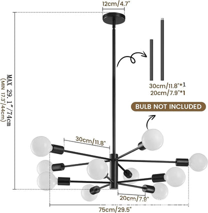 Modern Multi-Arm Chandelier