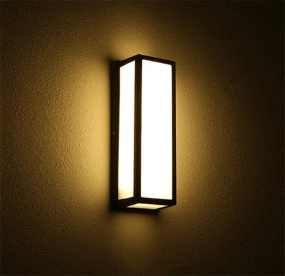 Modern Black LED Outdoor Wall Sconce
