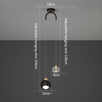 Glass Ball LED Pendant
