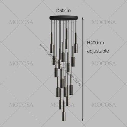 Loft Nordic Stair Chandelier