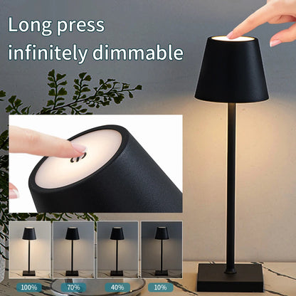 GlowSphere: Rechargeable Touch Dimmable LED Lamp