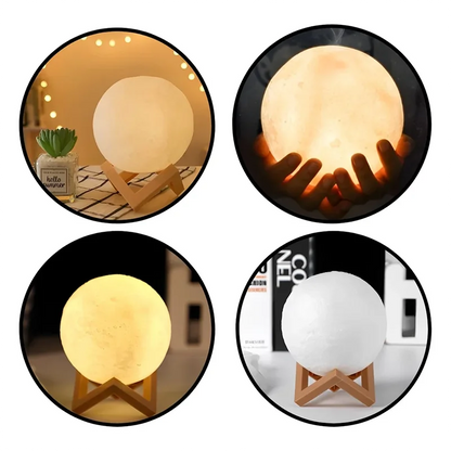 Galactic Moon Glow: Kids' Night Light Delight