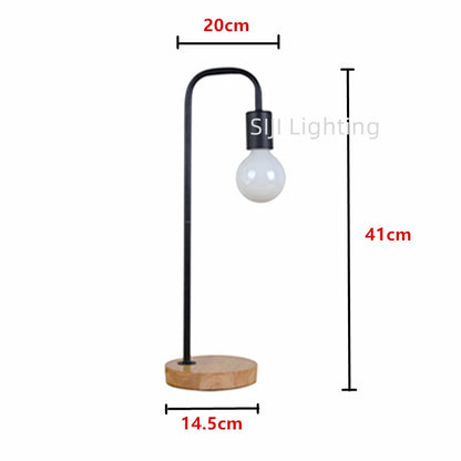 Rustic Radiance Desk Lamp