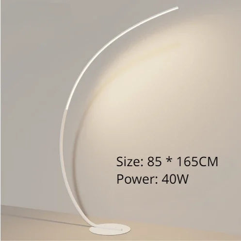 Nordic LED Corner Light Arc RGB Floor Lamps