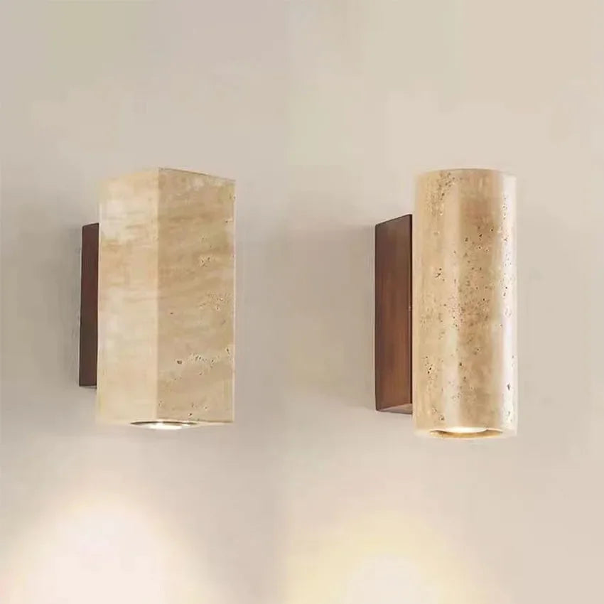 Travertine Wabi-Sabi Sconce
