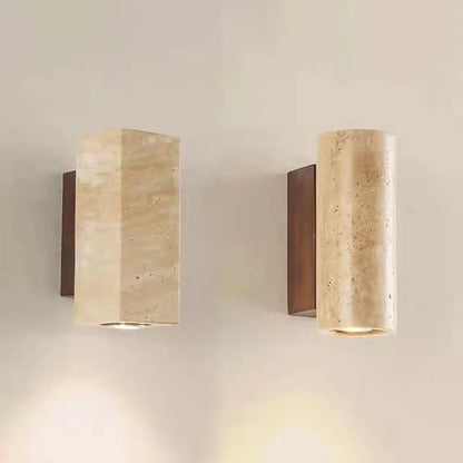 Travertine Wabi-Sabi Sconce