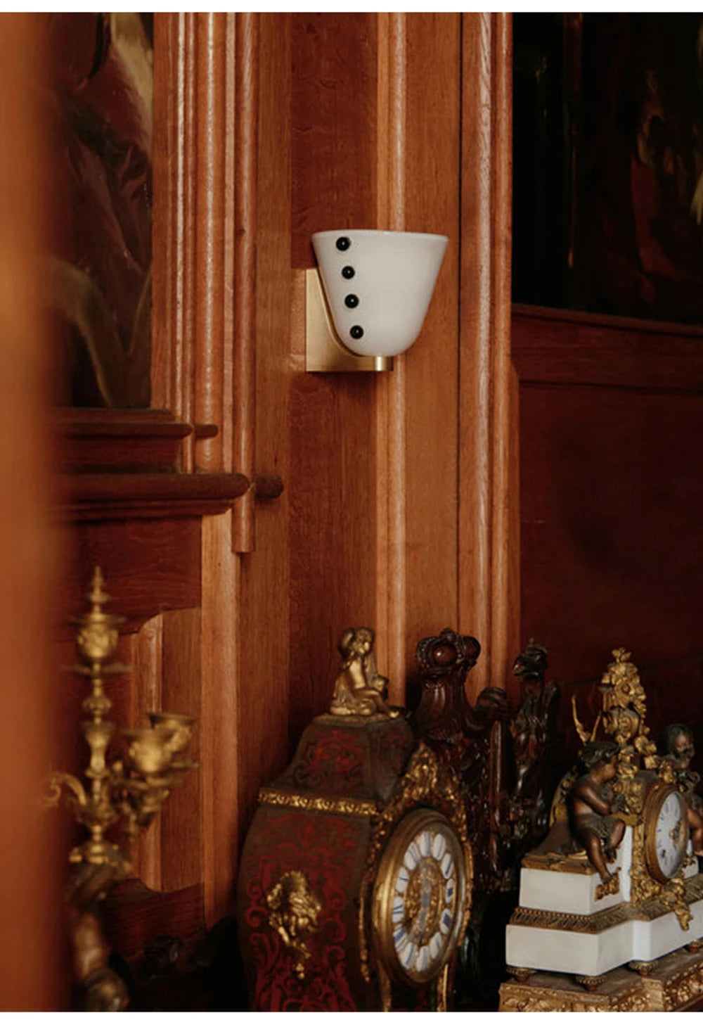 Chic Glass Bloom Wall Sconce - Pink & Green Delight