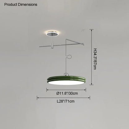 EyeCare Round Rotatable Dining Glam Light