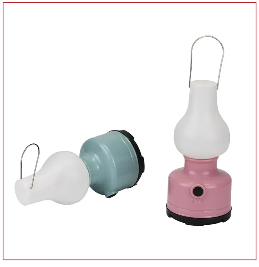 All-Weather CampGlow: 2-Mode Portable Lantern