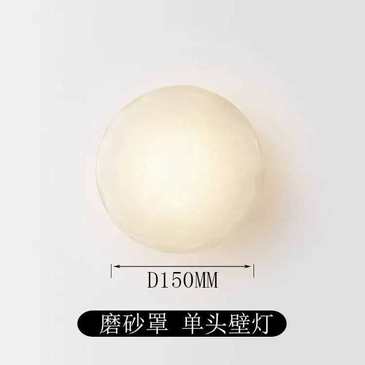 Glass Glow Sconce - Modern LED Wall Light