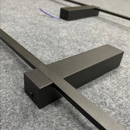 Minimalist Long LED Black Wall Lights Bedroom Art Decorate Sconce