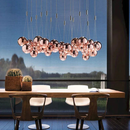 xiuxiu Glass Ball LED Pendant Lamp