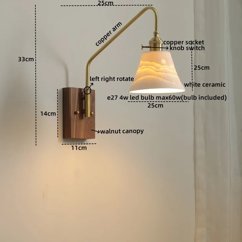 Copper Glow LED Wall Sconce - Modern Home Elegance