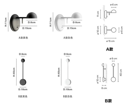 Nordic Black Wall Sconce