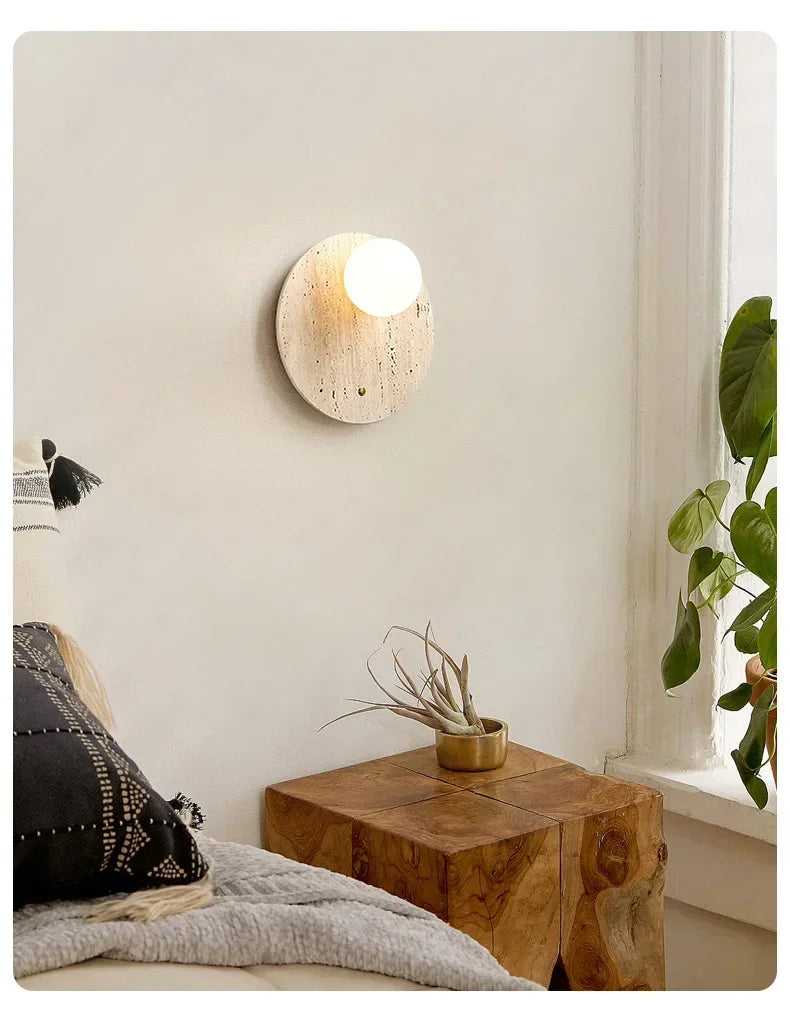 StoneGlow LED Wall Sconce for Stylish Spaces