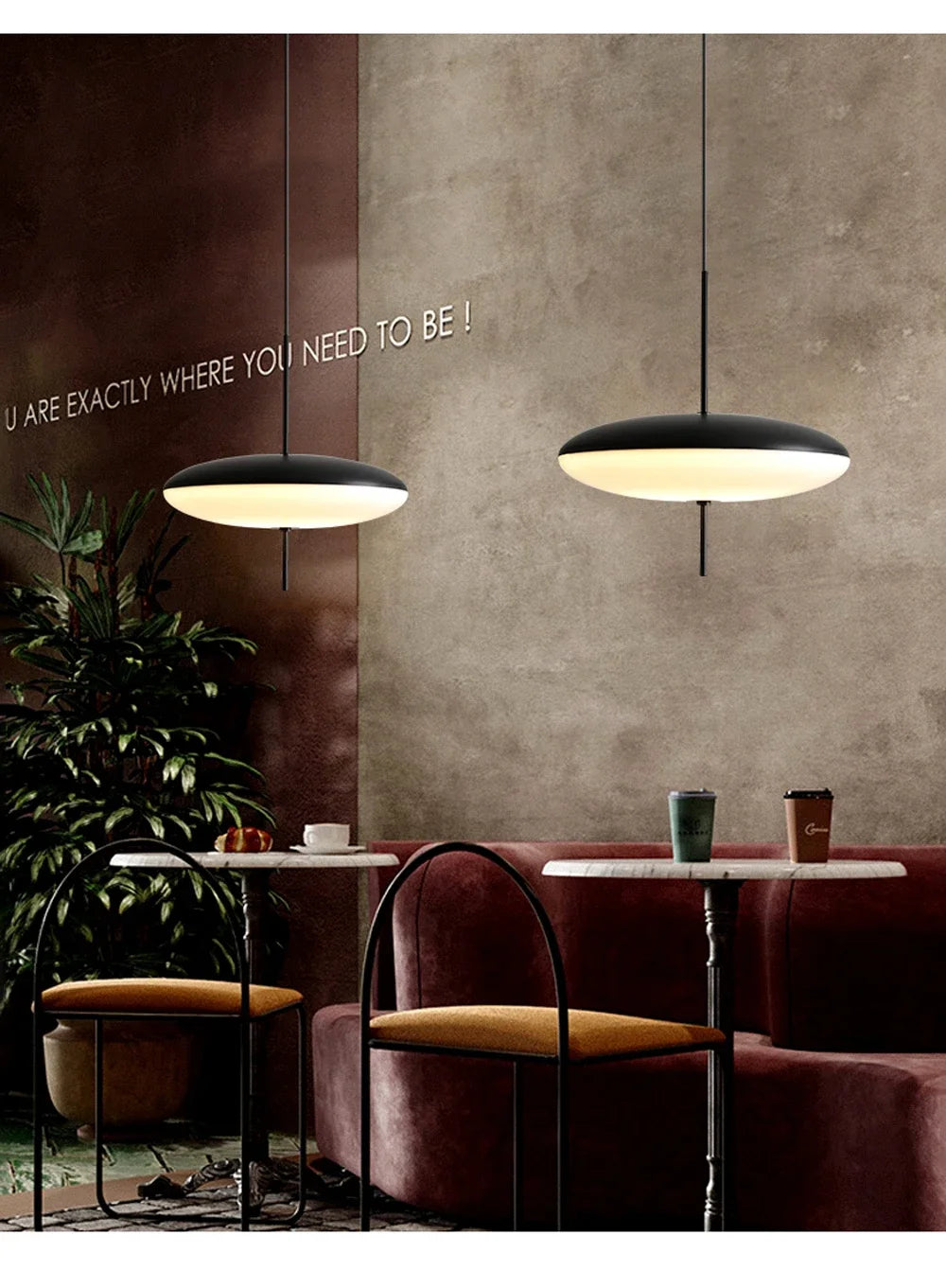 Flying Saucer LED Pendant