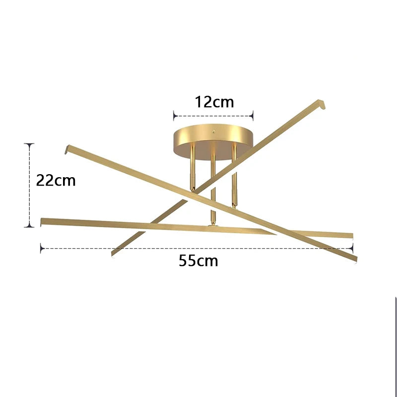 Minimalist Aluminum Chandelier