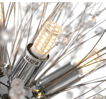 Dandelion Crystal LED Pendant