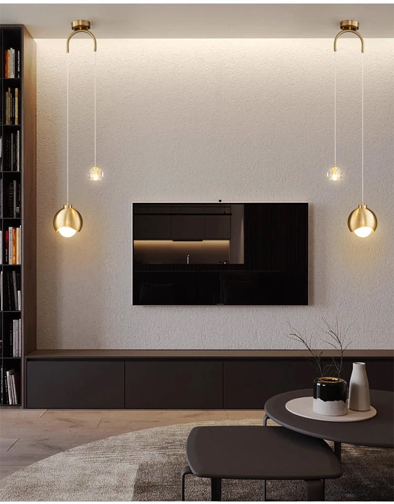 Glass Ball LED Pendant