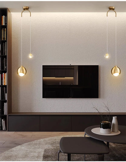 Glass Ball LED Pendant