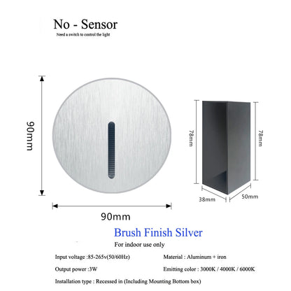 PIR Step Light: Smart Wall Sconce for Home Safety