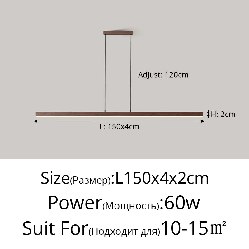 Linear LED Island Pendant