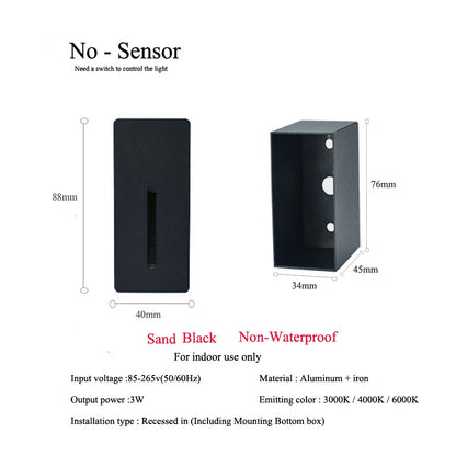 PIR Step Light: Smart Wall Sconce for Home Safety