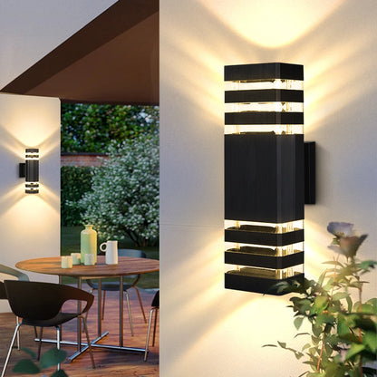 BrightGuard E27 LED Wall Sconce - Waterproof Design