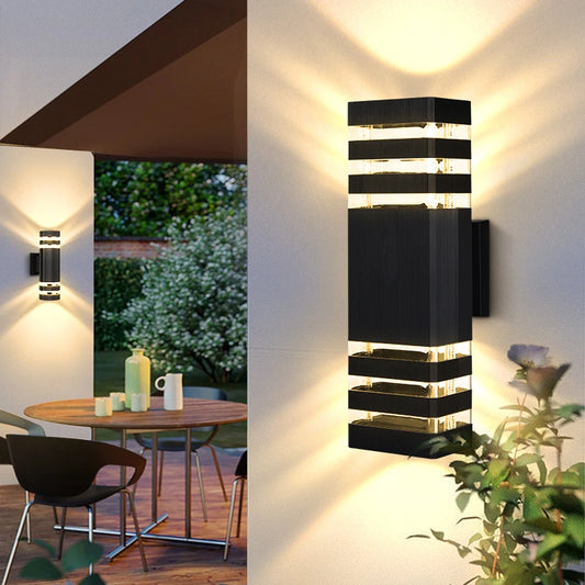 BrightGuard E27 LED Wall Sconce - Waterproof Design