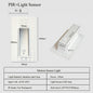 Frameless LED Stair Lamps with Motion Sensor