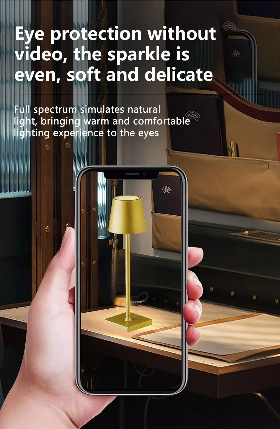Wireless Touch LED Desk Lamp