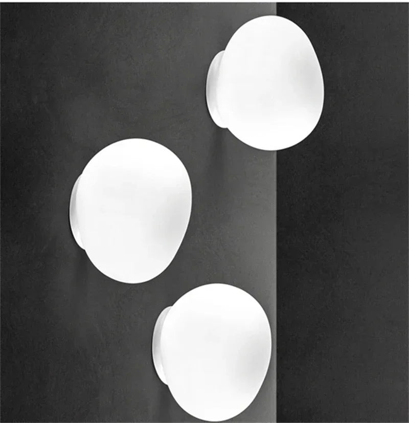 Artisan Egg Sconce with LED