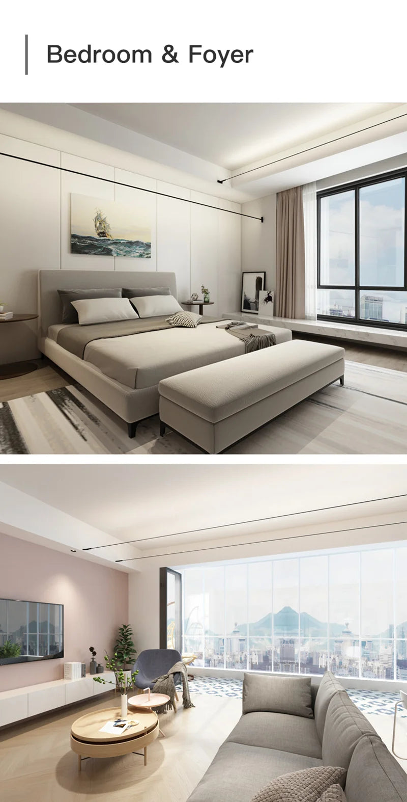 Skyline Steel Strip LED Wall Light