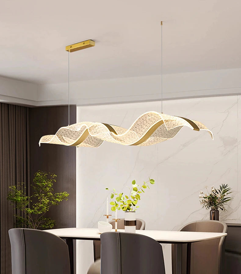 ChicGlow Pendant: Modern LED Chandelier