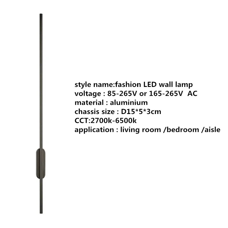 Linear Tube LED Wall Lamp