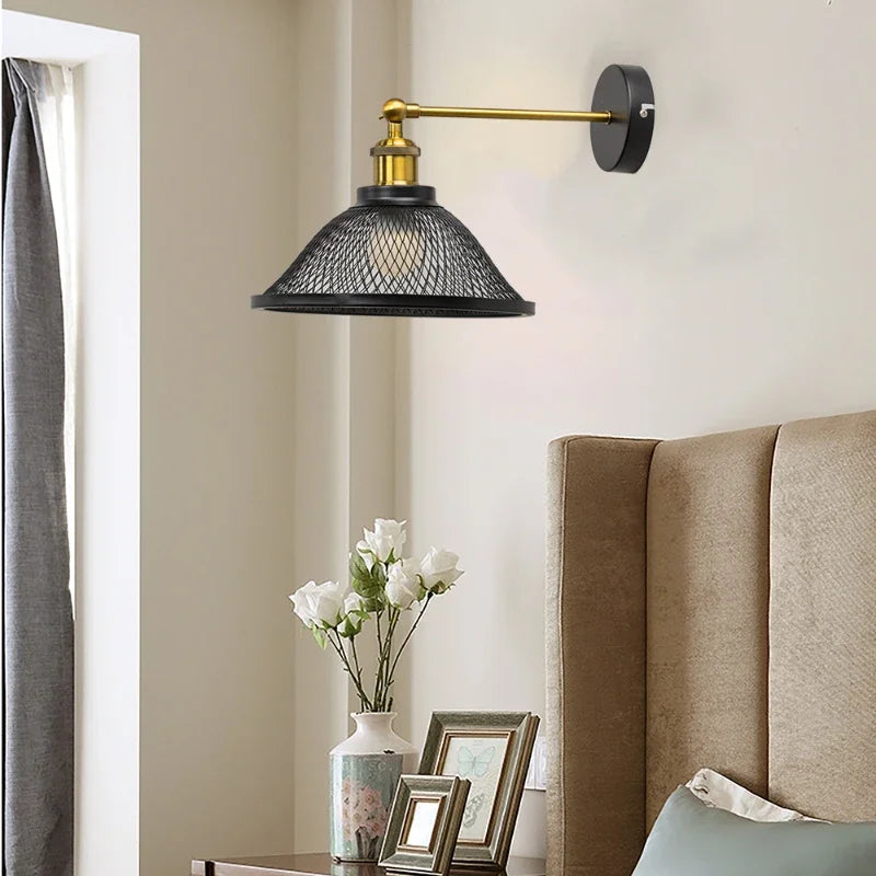 ZIMULONG Black Iron Net Pendant Light