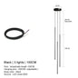 Modern Straight LED Chandelier Hanging Light Fixtures