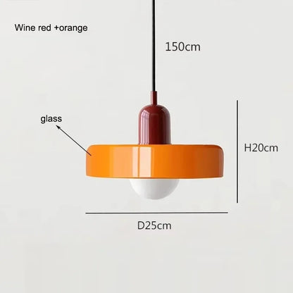 Nordic Retro Glass Pendant