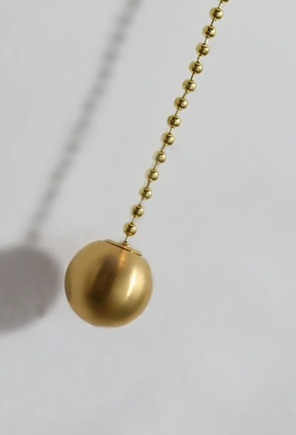 Nordic Blue Glass Pull Chain Wall Sconce Lamp