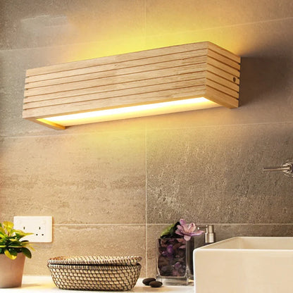 Wooden Glow Sconce for Modern Decor