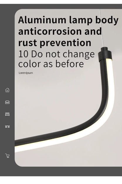 Aluminum LED Chandelier