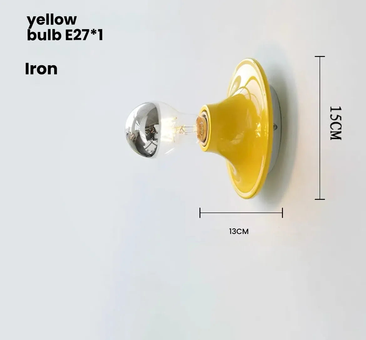 Warm Glow Modern Metal Wall Sconce