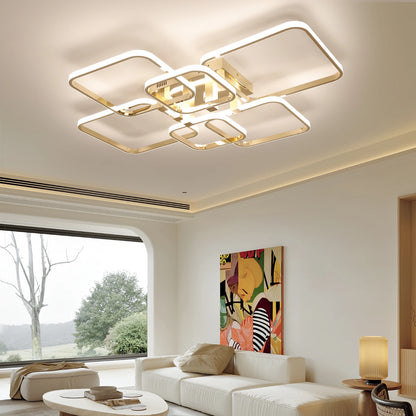 SmartGlow Dimmable LED Chandelier with Remote