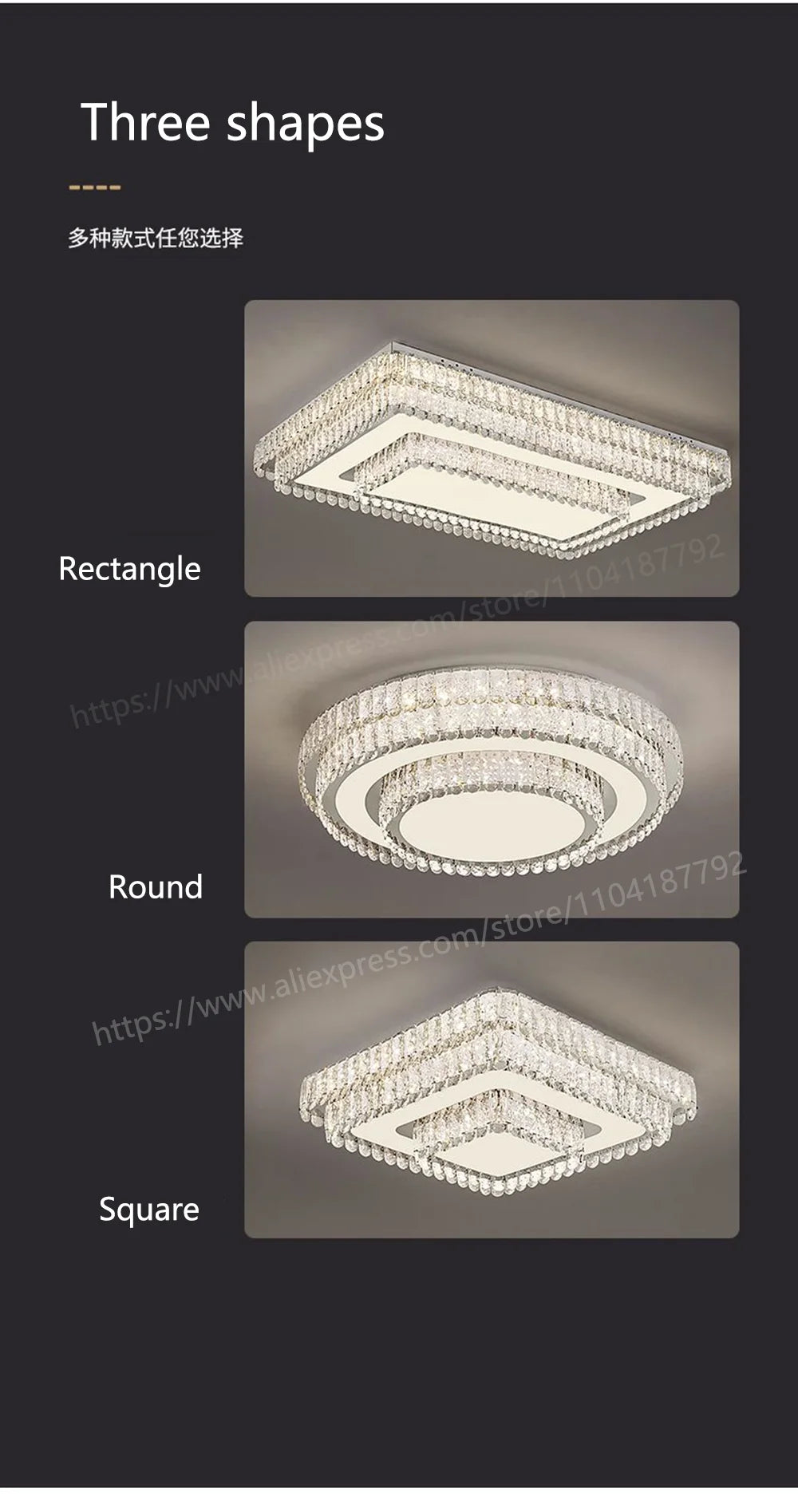 Luxe Crystal Chandelier