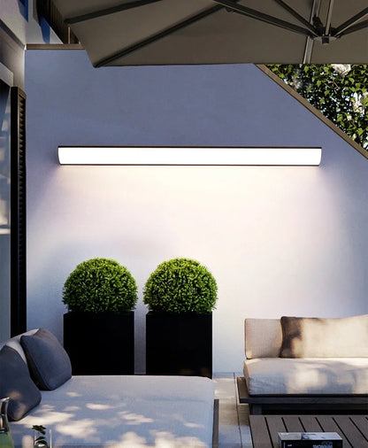 Long Strip Wall Outdoor Lamp