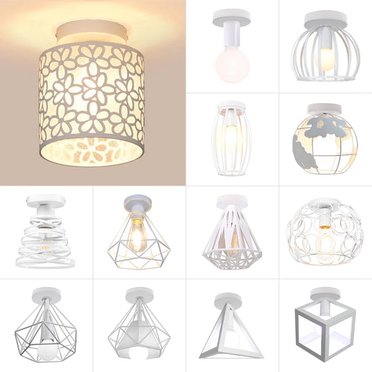 Retro Loft LED Ceiling Lamp - Vintage Charm