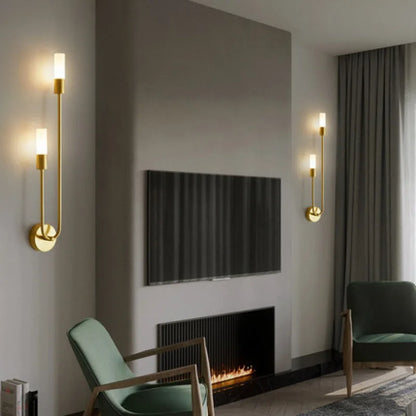 NordicLux Black Gold LED Wall Lamp