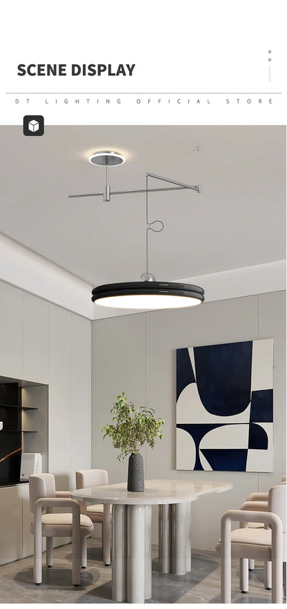 EyeCare Round Rotatable Dining Glam Light